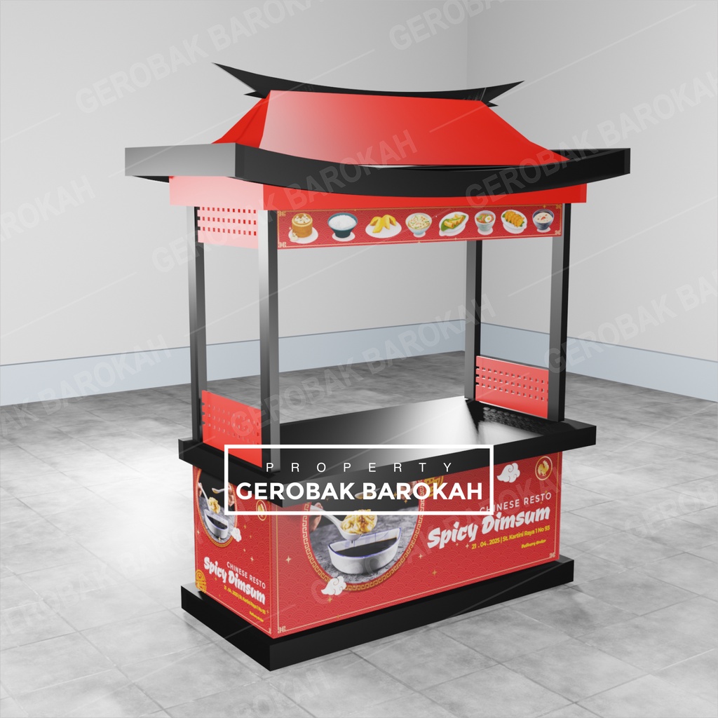 Gerobak Chinese Food/ Booth Makanan Khas China