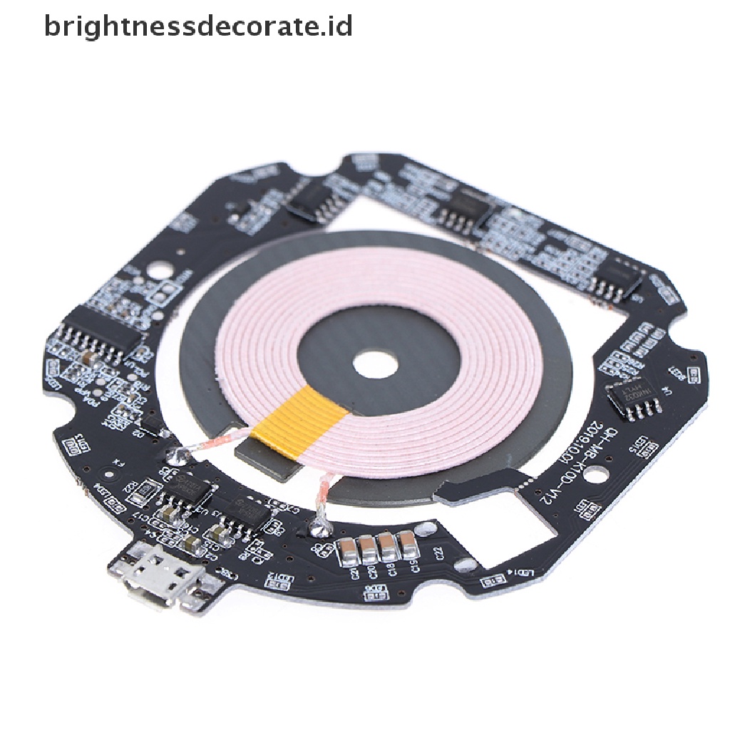 [Birth] 10w/15w QI Fast Wireless Charger PCBA Modul Papan Sirkuit Transmitter+Coil [ID]