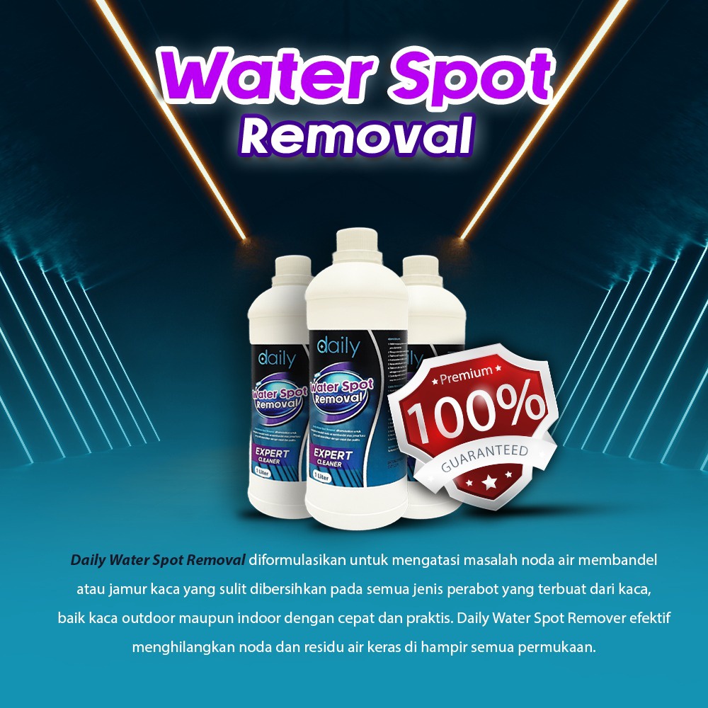 Daily Water Spot Removal Pembersih Kaca Pembersih Kerak Jamur Kaca Pembersih Cermin Ampuh Hilangkan Noda Pada Kaca