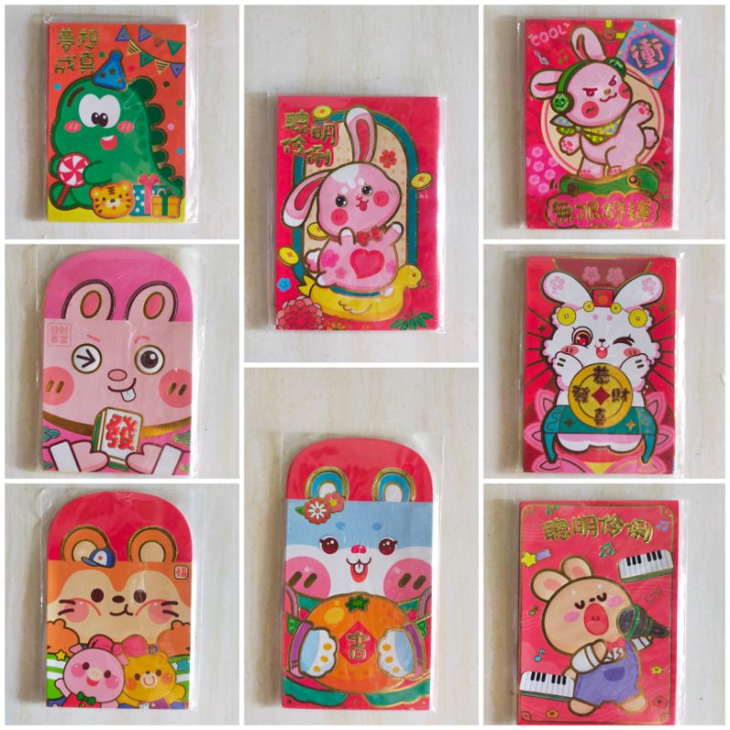 

Amplop / ampao Imlek motif New 2023 6 pcs