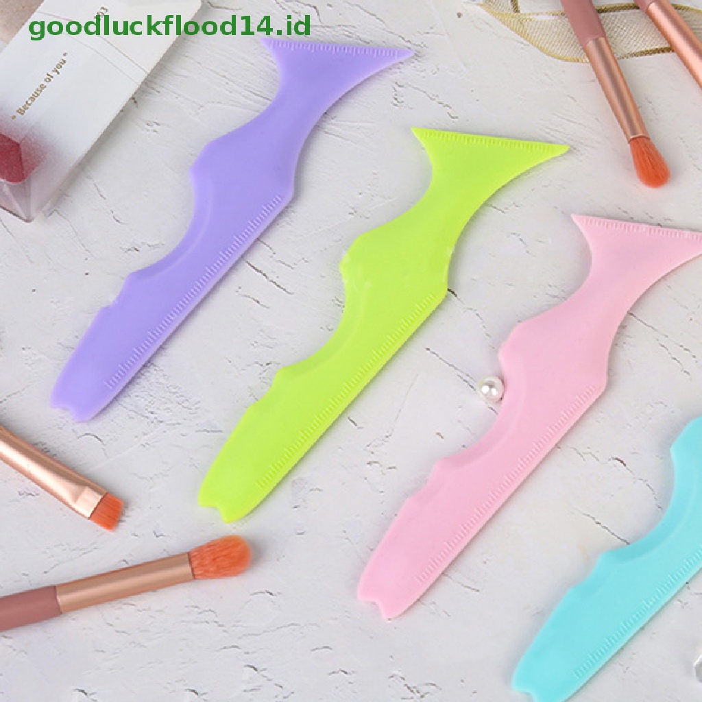 [GOOGFOUR] Resusable Silicone Eyeliner Ruler Tool Alat Bantu Makeup Multifungsi [TOP]