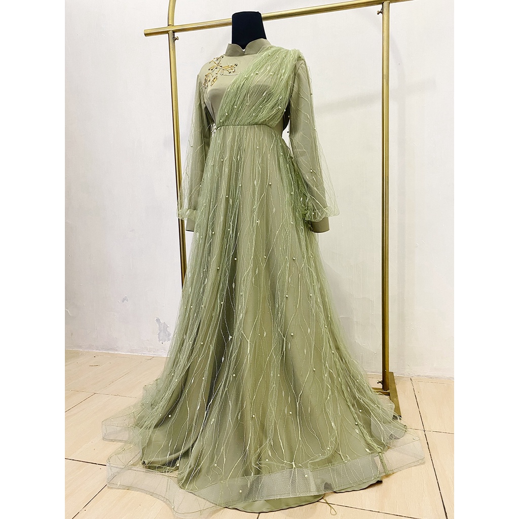 Humaira Dress | Gaun Pesta | Dress Kondangan | Dress Maternity | dress maternity hijab | gaun maternity