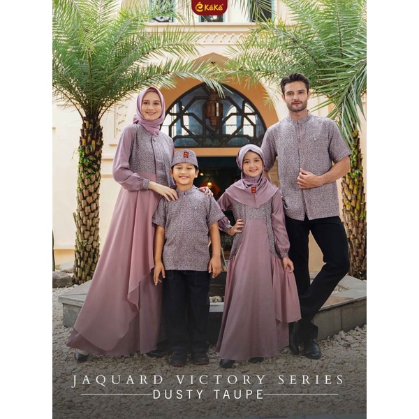 SARIMBIT KEKE TERBARU 2023 JAQUARD VICTORY SERIES DUSTY TAUPE