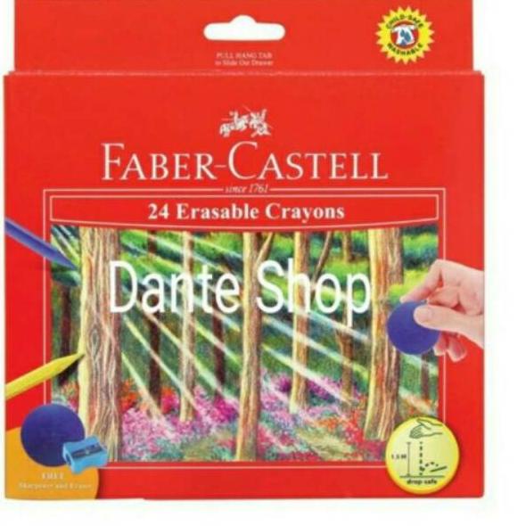 

스 Erasable Crayon Faber Castell 24 Warna Baru