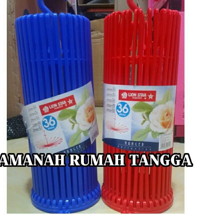 Diskon GANTUNGAN BULAT 36 STIK LION STAR/HANGER LION STAR/JEMURAN BAJU BAYI BULAT LION STAR JUMBO ✱r