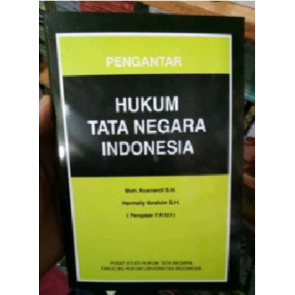 Buku pengantar hukum tata negara Indonesia