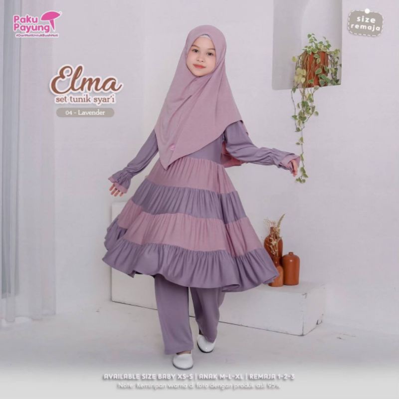 Setelan celana anak jersey premium Elma