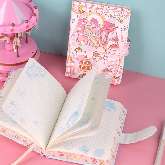 

Terlaris ✨ -Buku Diary Notebook Lucu Rabbit Carnival Agenda Import - cream- 2.1.23