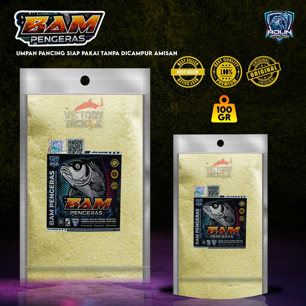 BAM SERBUK | PENGERAS | BOOSTER ADUN MANCING | PISANG SUSU | PANDAN KEMASAN 75 GR