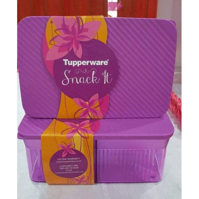 Snack It Ungu Tupperware