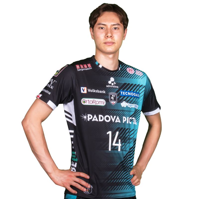 Jersey Volly Padova Italia / jersey volly Pallavolo padova / Kaos volly Ran Takahashi / baju voli ba