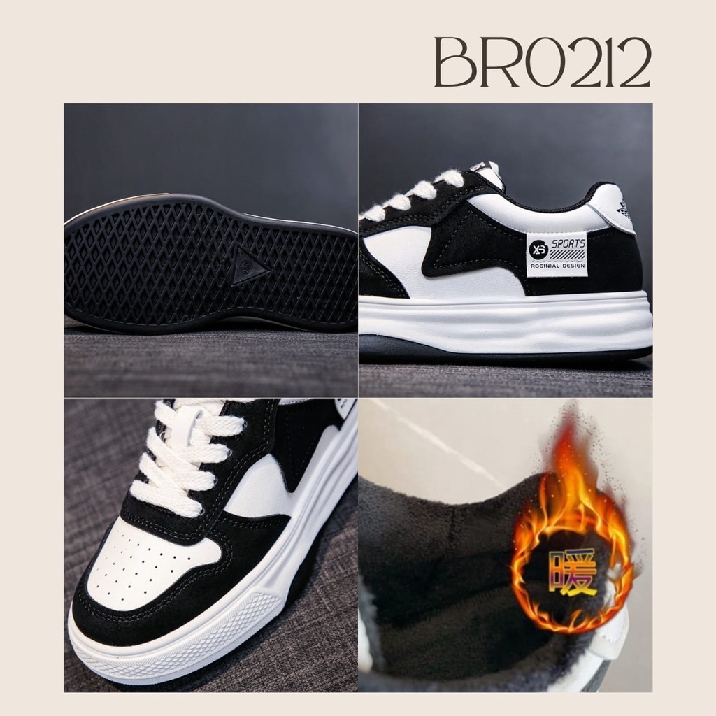 &quot;FREE BOX&quot; LV0212 Sepatu Sneakers Wanita  Sport Shoes Sepatu Fashion Wanita Korea Motif 1976