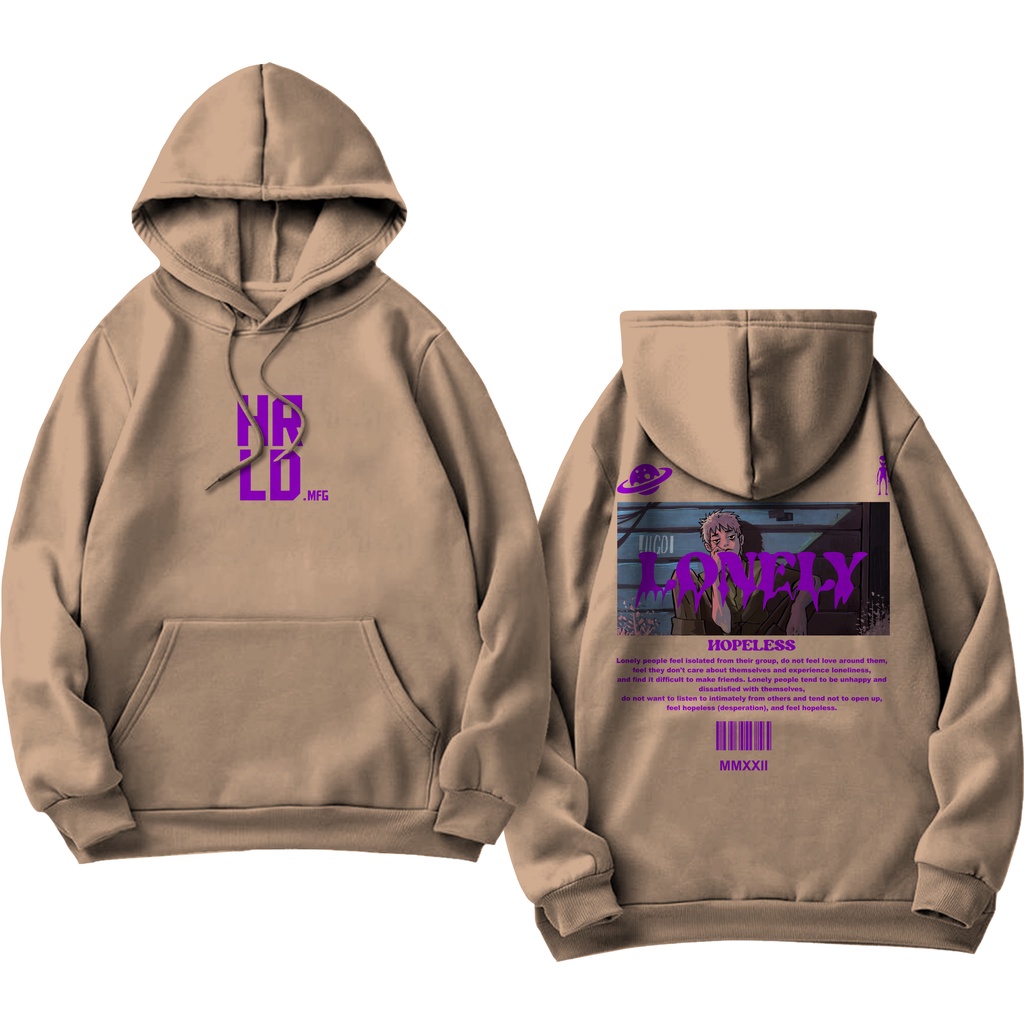 LONELY Holyrider Jumper Hoodie II Sweater Hoodie Distro Sablon DTF Fleece Cotton Size M-XXL (Pria &amp; Wanita) Free stiker&amp;Gantungan Kunci