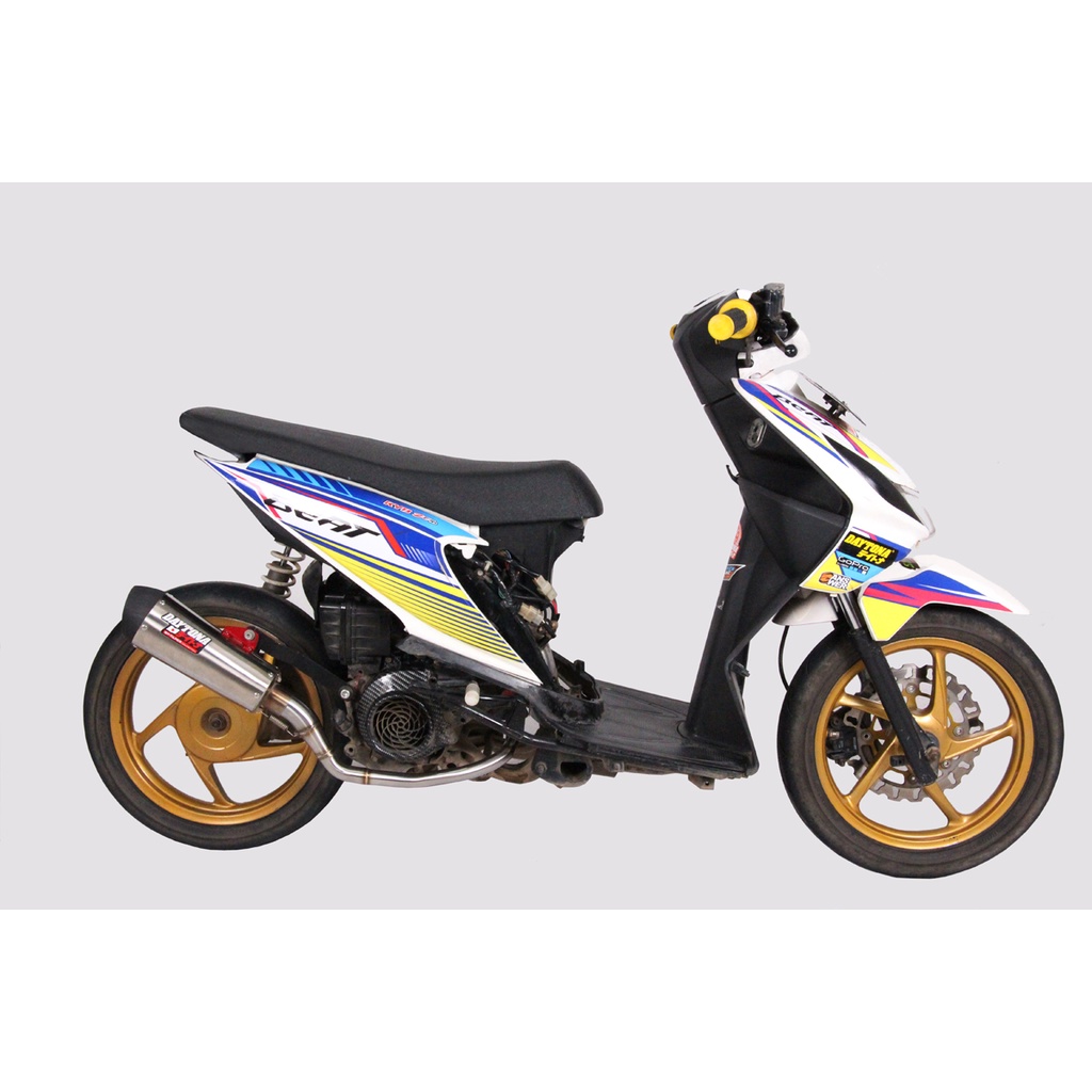 Knalpot Daytona New GP Taper Beat Karbu STD-115cc Tune Up