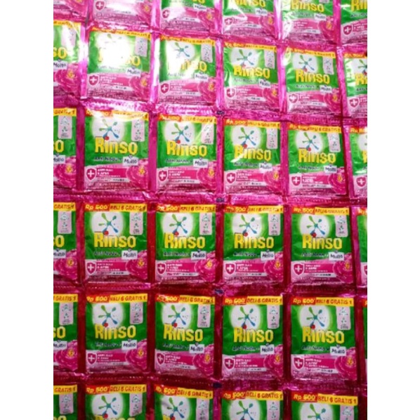 PROMO RINSO MOLTO CAIR SACHET 1 RENCENG ISI 12