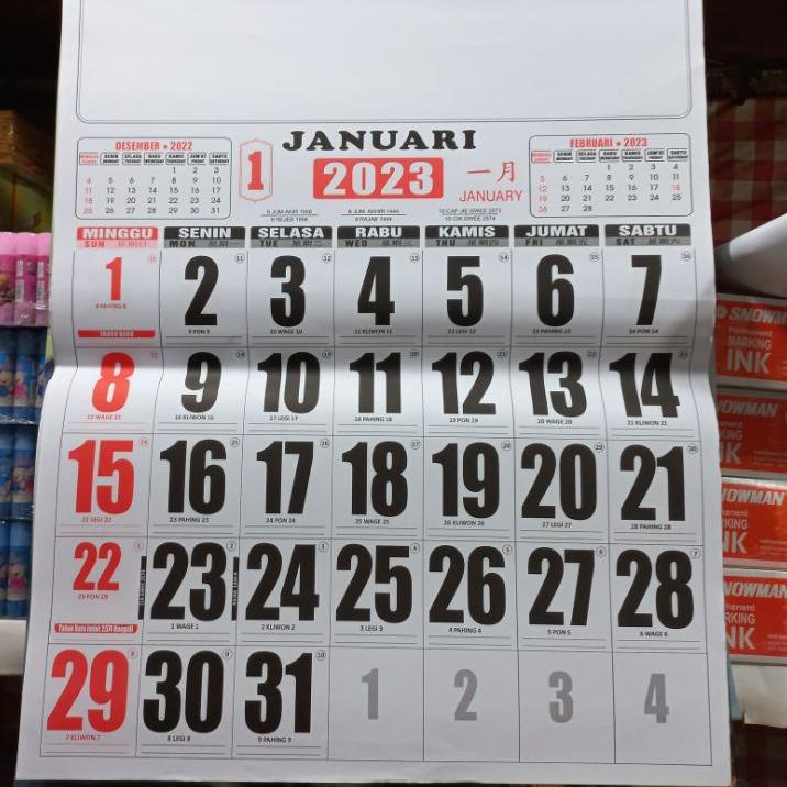 

✨ KALENDER KERJA JUMBO 2023 serbuuu !