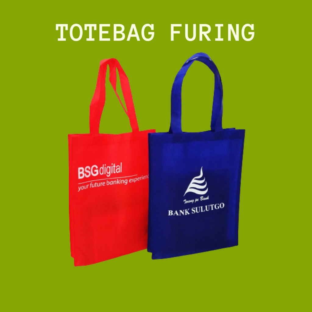 Totebag Custom,Totebag Sablon,Totebag Spunbond,Totebag Furing