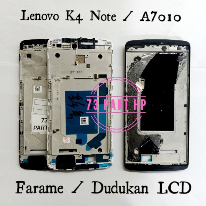 Frame Bezzel Tulang Tengah - LEN K4 Note - A7010 - Bejel Bezel Dudukan Lcd & Mesin