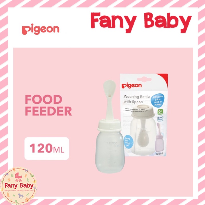 PIGEON BABY FOOD FEEDER WEANING BOTTLE 120ML