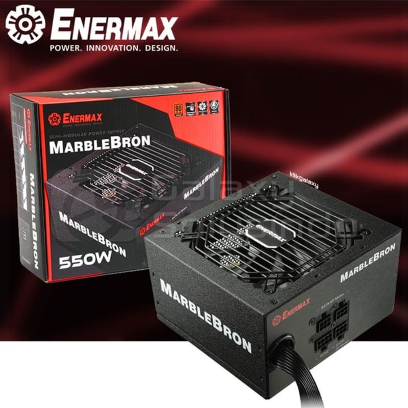 PSU ENERMAX MARBLEBRON 550W 80+ BRONZE SEMI MODULAR -  EMB550AWT