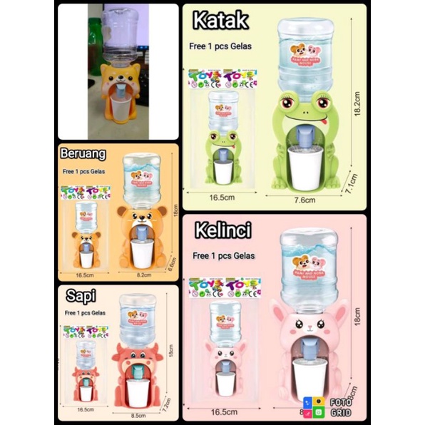 Mainan Dispenser Galon Mini Portable Anak
