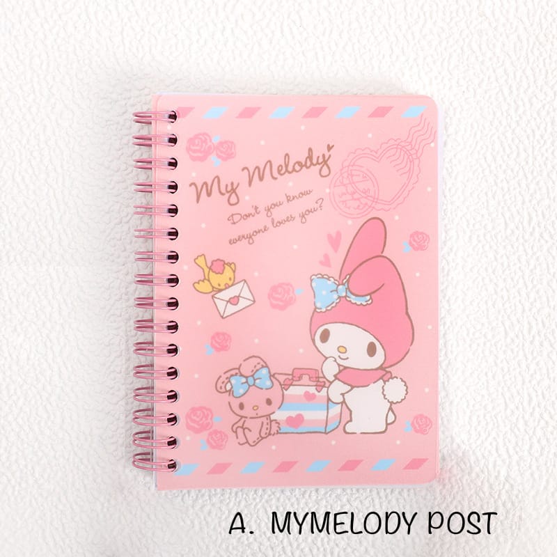 DIARY RING KECIL SANRIO MINI NOTEBOOK KUROMI MINIBOOK HELLOKITTY MEMO KECIL SNOPPY MEMO RING RING MINI BOOK RINGBOOK DIARY RING KARTUN LUCU CINAMOROLL DIARY BUKU CATATAN KECIL MY MELODY @banyak