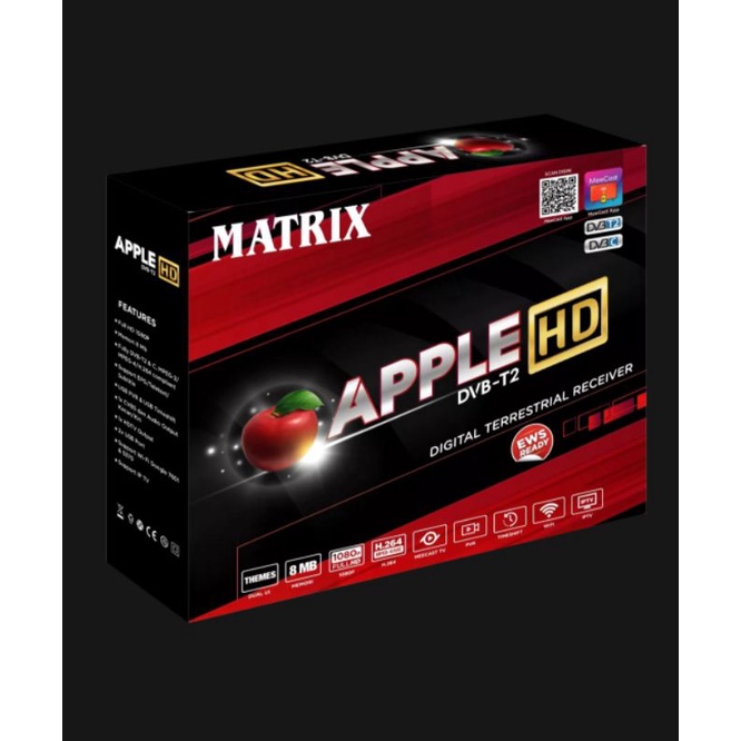 SET TOP BOX MATRIX DVB-T2 APPLE HD