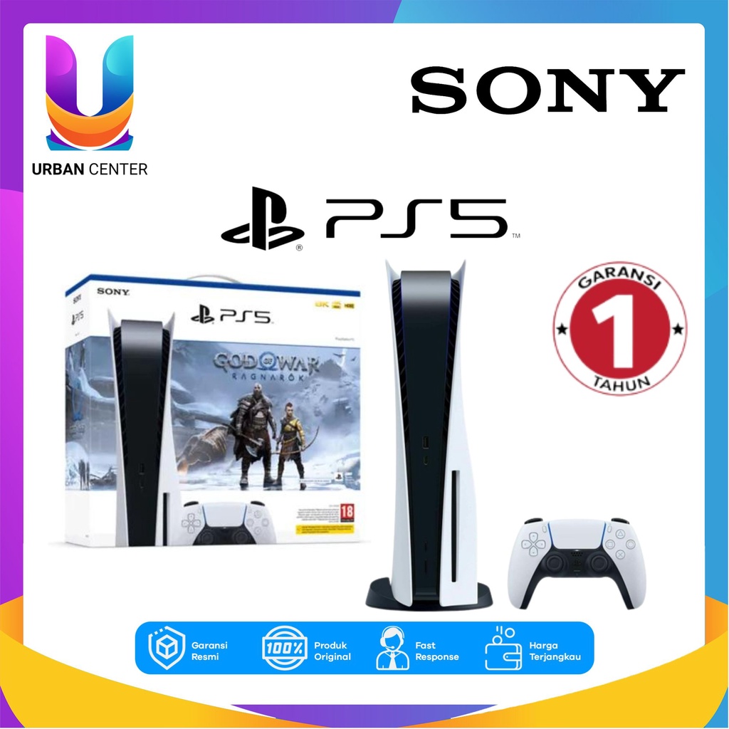 Jual Play Station PS5 PS 5 PlayStation 5 Console Bundle with God of