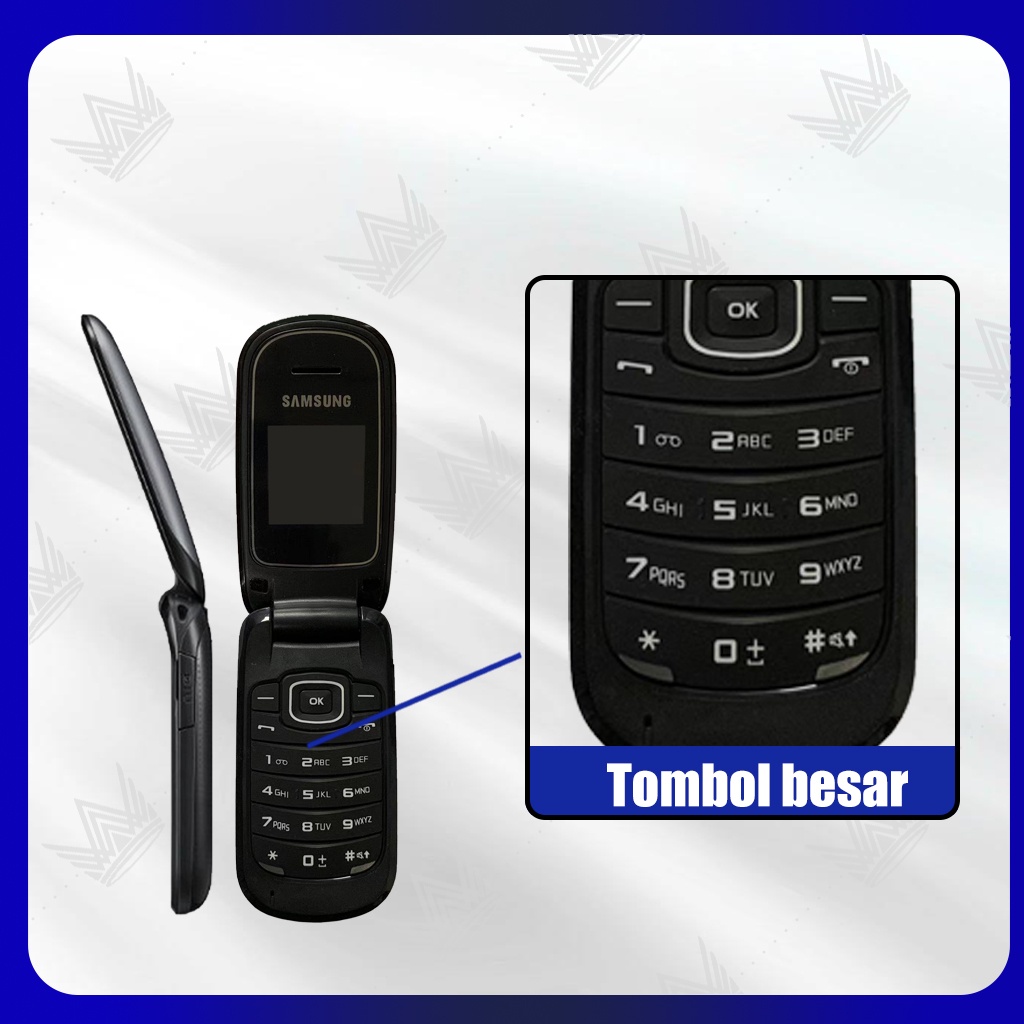 SAMSUNG LIPAT CARAMEL E1150 DUAL SIM GSM BAHASA INDONESIA