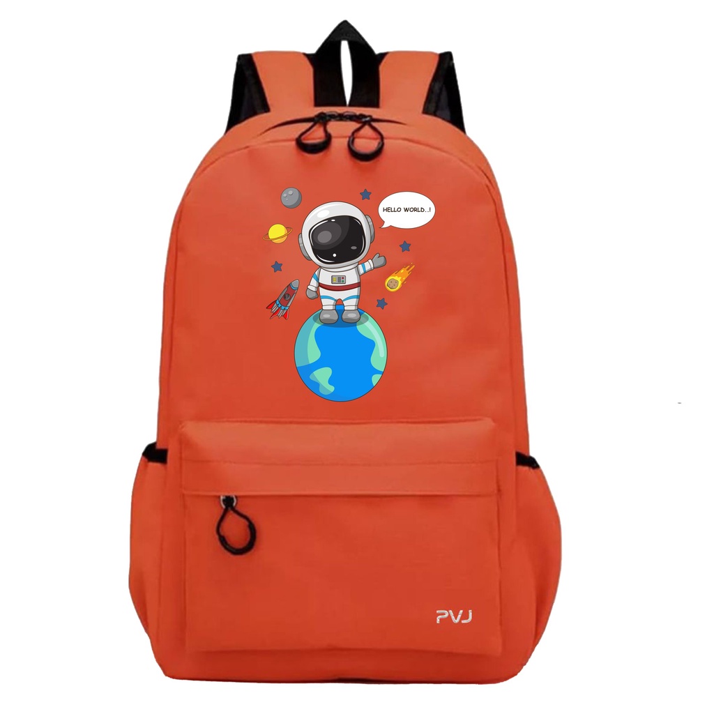 PVJ - Tas Sekolah Anak SD Astronot Space World Backpak Unisex