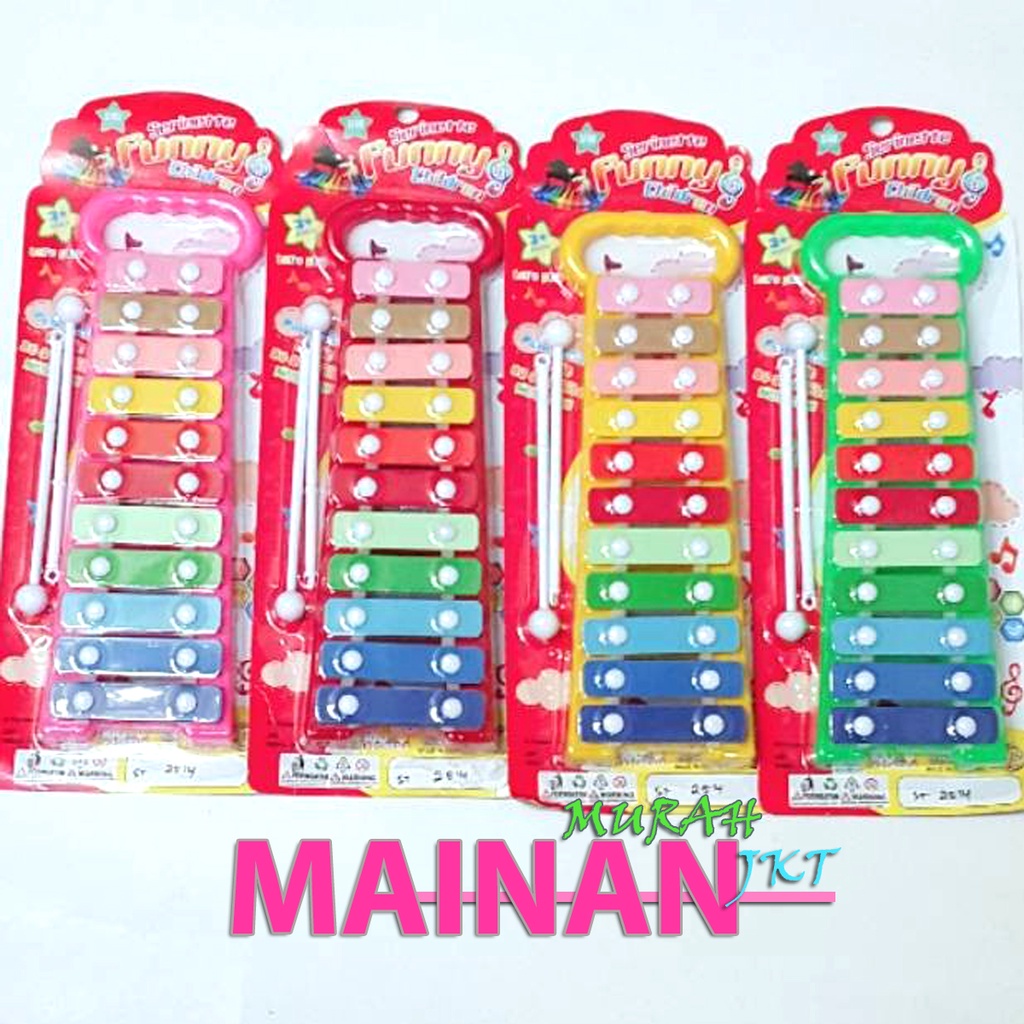 MAINANKEI MAINAN MUSIK ANAK MURAH ST2514 XYLOPHONE MAINAN KLASIK TRADISIONAL EDUKASI ANAK BERMUSIK