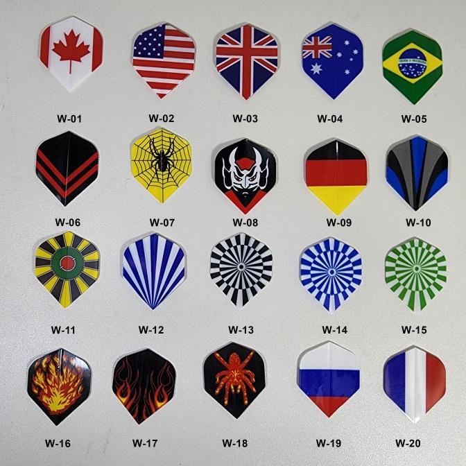 Jual ORI DART WING FLIGHT SAYAP PANAH JARUM DARTS WINGS TAILS