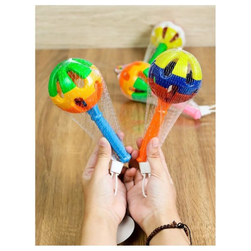 Mainan Anak / Bayi - KERINCINGAN BOLA GAGANG MAINAN ANAK BAYI