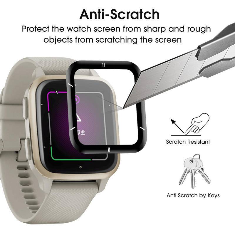 Lembut Film Pelindung Penjaga Untuk Garmin VENU 2S SQ SQ2 Music Smart Watch Screen Protector HD Film Perlindungan Untuk Garmin Vivoaktif4 4S 3musik