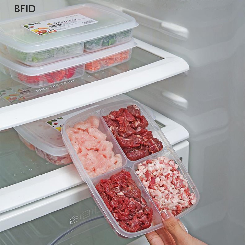 [BFID] Kulkas Daging Beku Kotak Penyimpanan Empat Kompartemen Food-grade Freezer Box [ID]