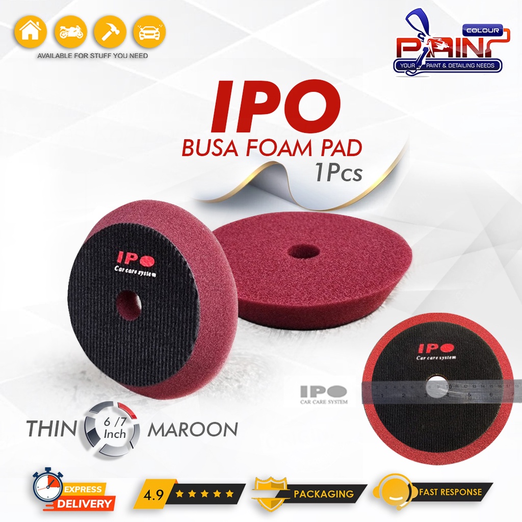 IPO Cutting Thin Pad 7 inch Velcro 6 inch - Busa Mesin Poles