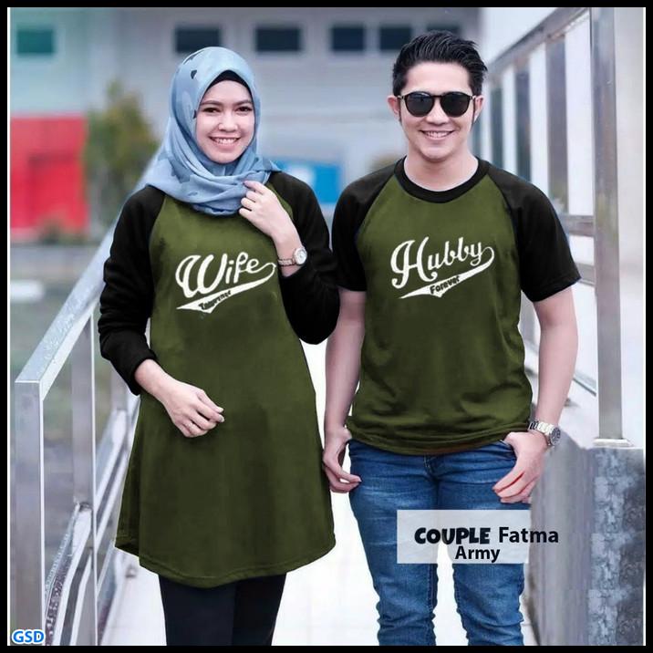 Cp Fatma/Baju Couple Muslim Murah/Atasan Couple Hijab/Blus Couple