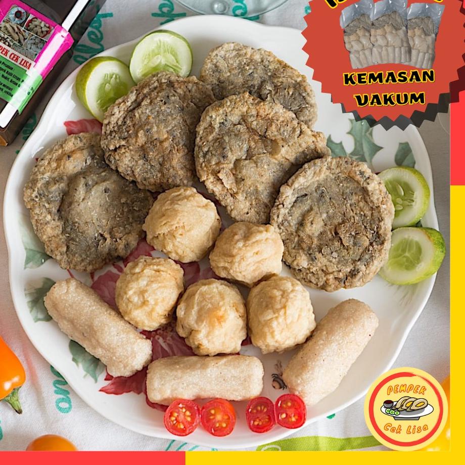 

GROSIR PEMPEK PALEMBANG KECIL PAKET CAMPUR ISI 20PCS/1KG + CUKO PEMPEK FROZEN MAKANAN BEKU FROZEN FOOD serbuuu !