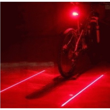 Lampu stop stoplamp MERAH Belakang sepeda gunung ontel led taillight batre AAA