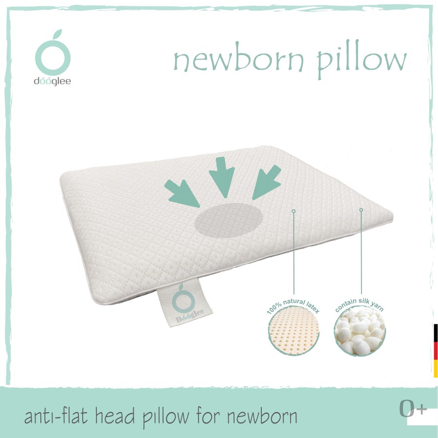 Dooglee Newborn Pillow (incl. white Case)