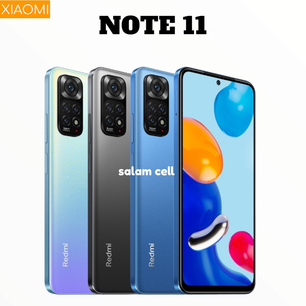 Redmi NOTE 11 RAM 6/128GB Baterai 5.000MaH Fast Charging Original Garansi Resmi
