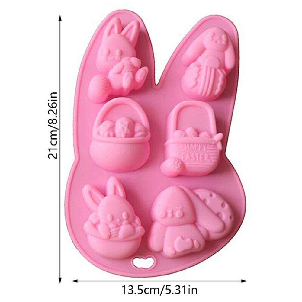 R-FLOWER Easter Silicone Mold Cetakan Permen Kue Sabun