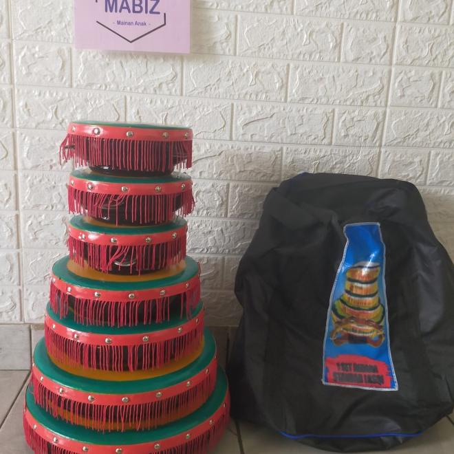Alat Musik Rebana Qasidah Polos Plus Tas