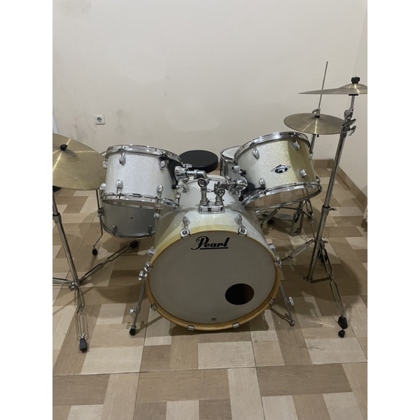 [PRELOVED] DRUM PEARL EXPORT WHITE -baca desc-