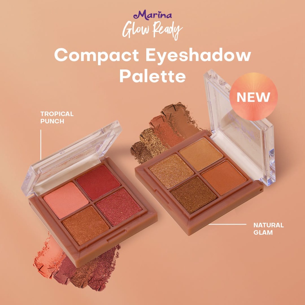 Marina Glow Ready Compact Eyeshadow Palette