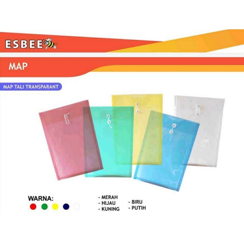 

Map plastik tali RR / Esbee / Pcs