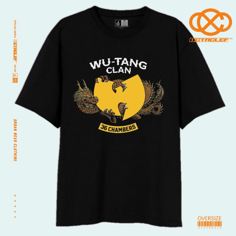 OCTACLEF Oversize T-shirt Band Music Wu Tang Clan Hip Hop RNB Rap EDM Handmade ORI Bandung Indonesia