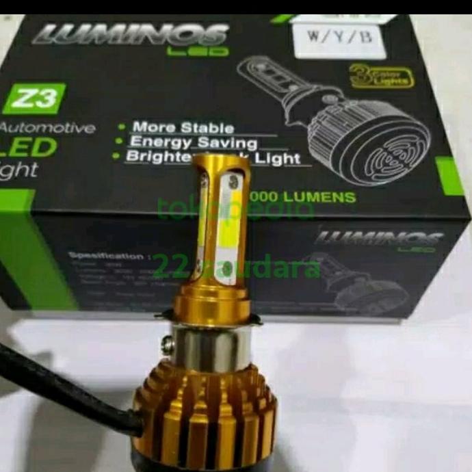 Lampu Led Motor Z3 3 Warna LUMINOS Lampu Utama Motor 3 warna Z3