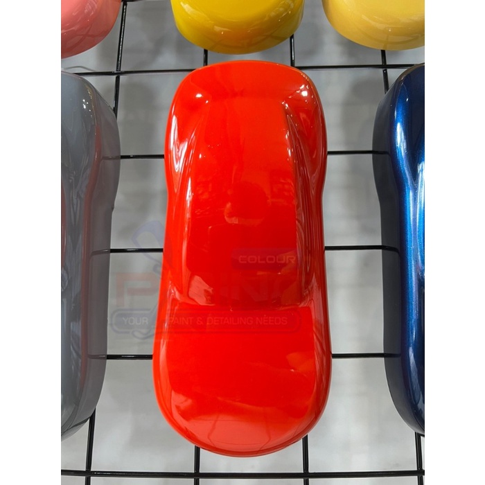 Cat PU 1 Liter Orange Tramonto Vespa Colour - Sample Warna Diton Premium 9485