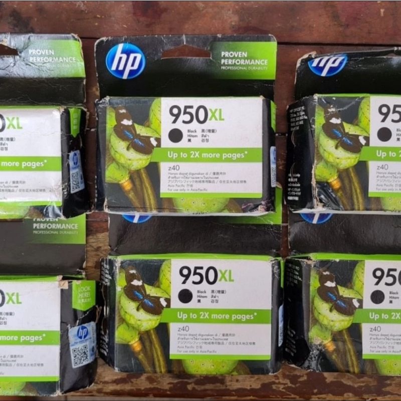 Cartridge hp 950xl black original segel kemasan kurang bagus